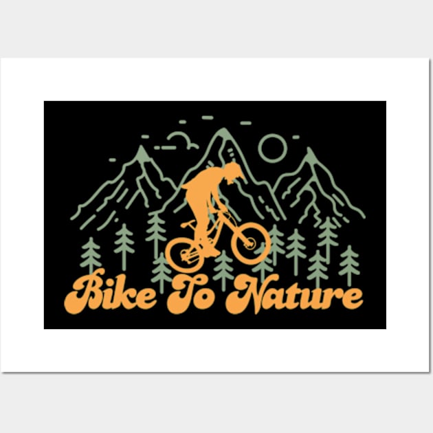 Bike To Nature Wall Art by Oiyo